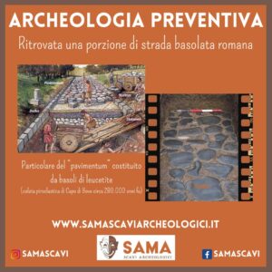 Scopri di più sull'articolo Archeologia preventiva: scoperta strada romana